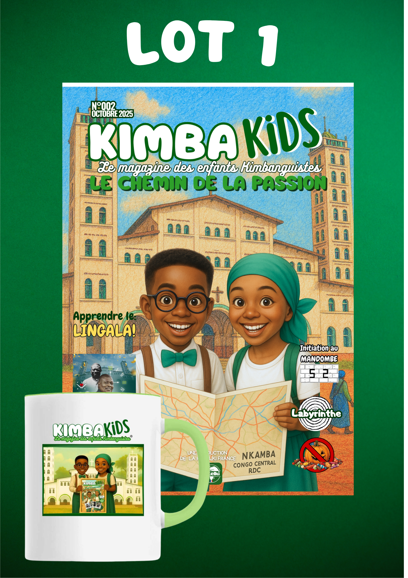Le magazine KIMBA KIDS + 1 MUG