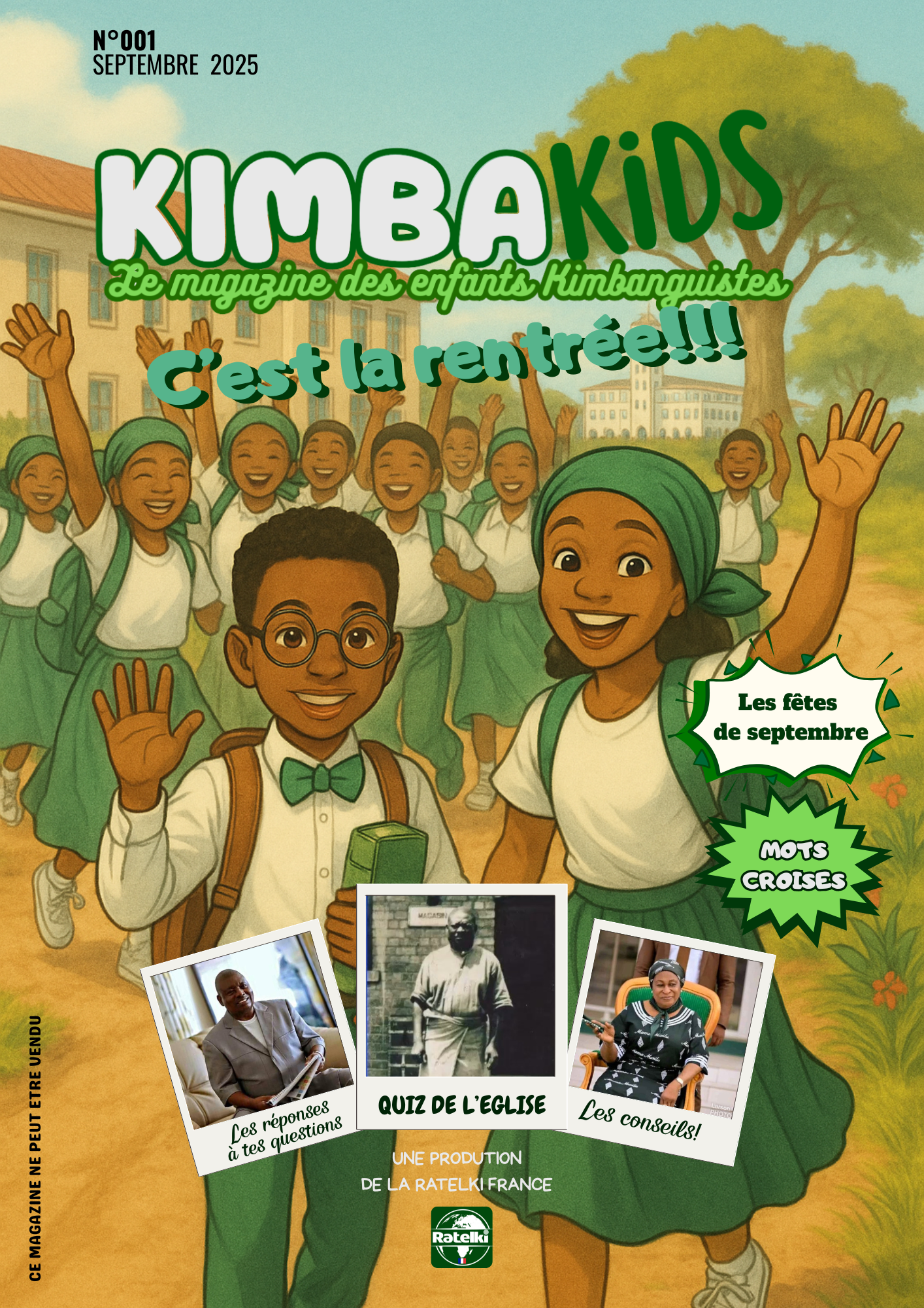 KIMBA KIDS 1er numéro - Septembre 2025 - 100 exemplaires